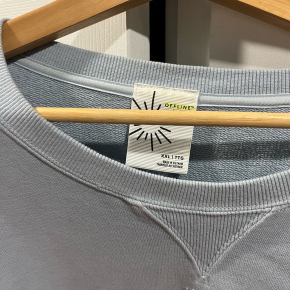 Powder blue offline crew neck - Picture 2 of 2